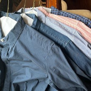 (FIVE)MICHAEL KORS BUNDLE!!!!SLIM FIT Men’s Dress shirts